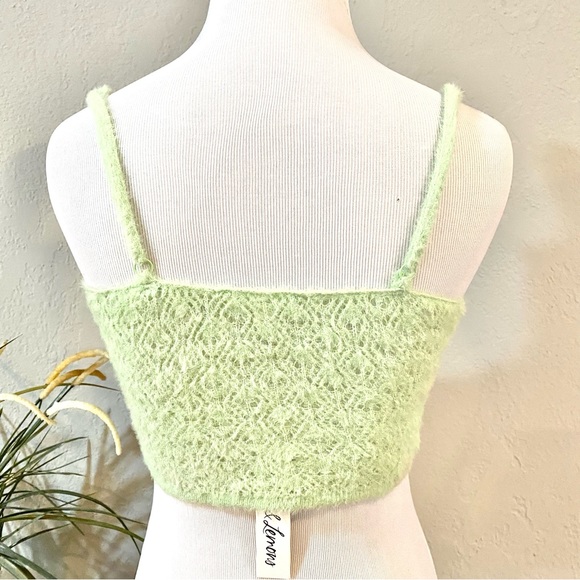 NWT For Love & Lemons Mirabel Crochet Bra Top, S - Picture 5 of 13